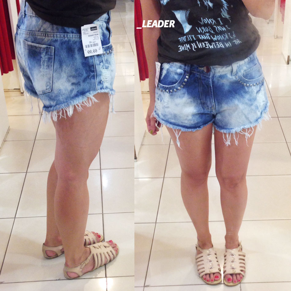 short jeans mais comprido